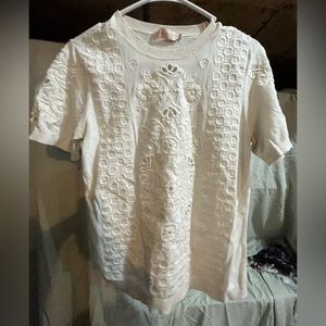 Tory Burch Eyelet Top